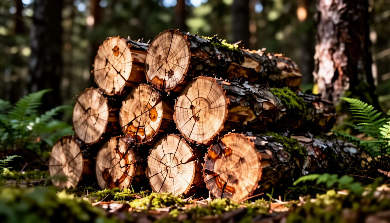 летняя заготовка дров