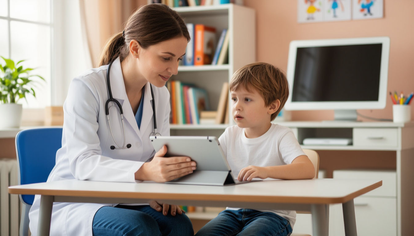 логопед с ребенком