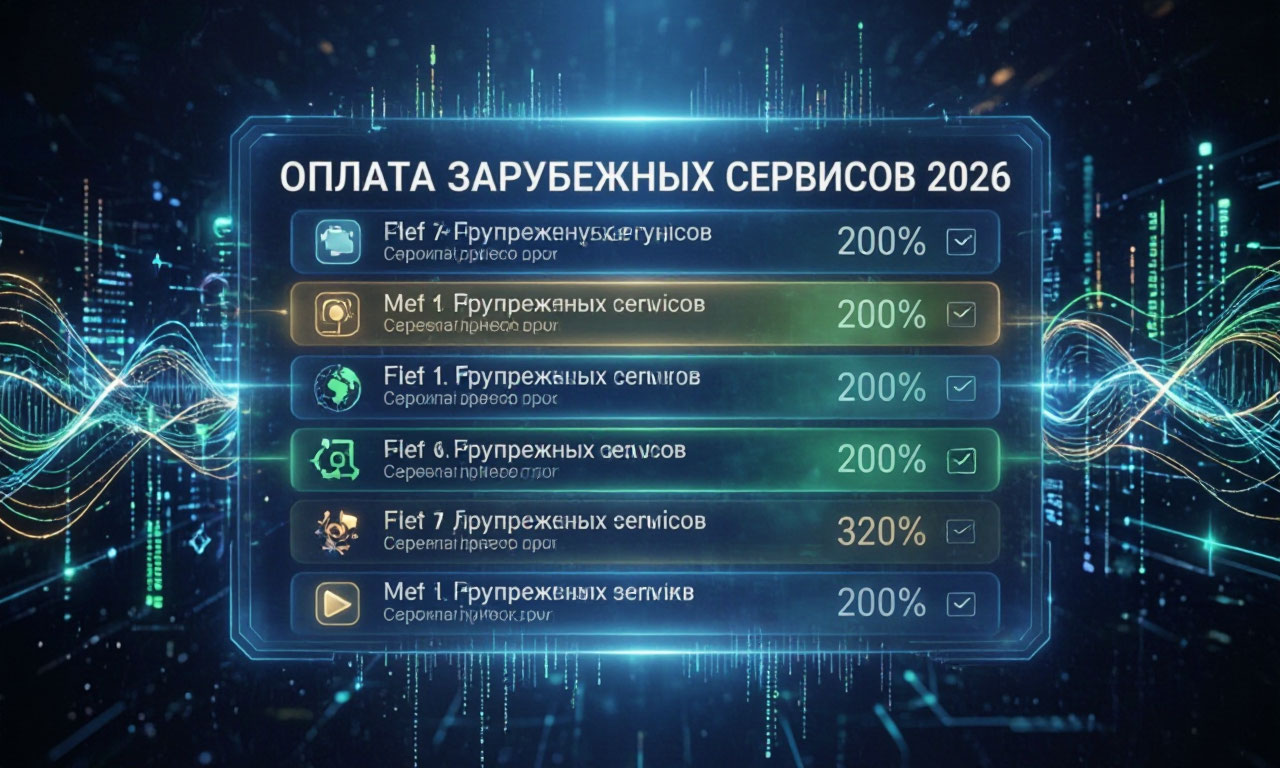Оплата зарубежных сервисов из России 2026 - рейтинг 9 платформ